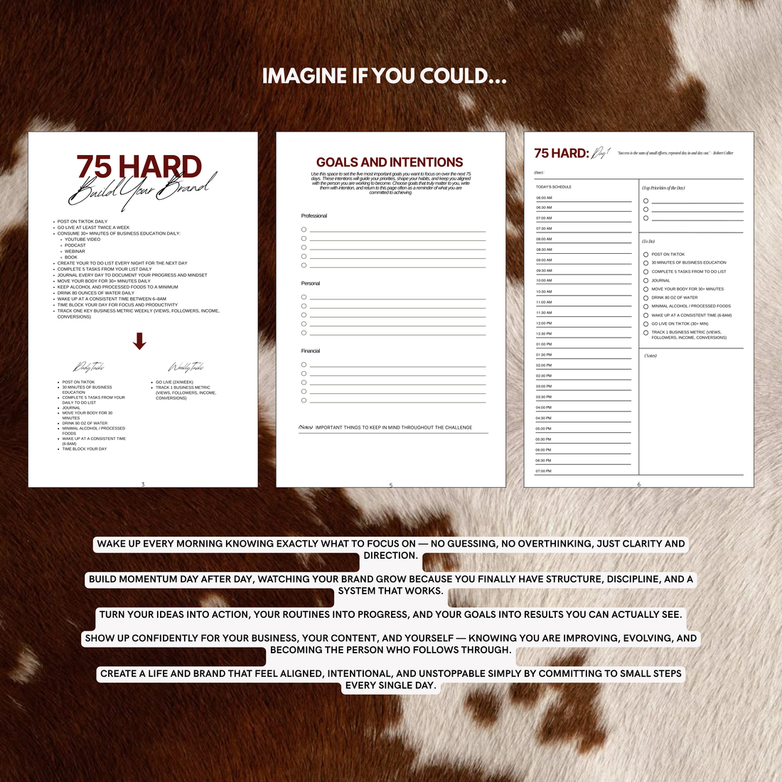 75 Hard: Build Your Brand Journal – Digital Download